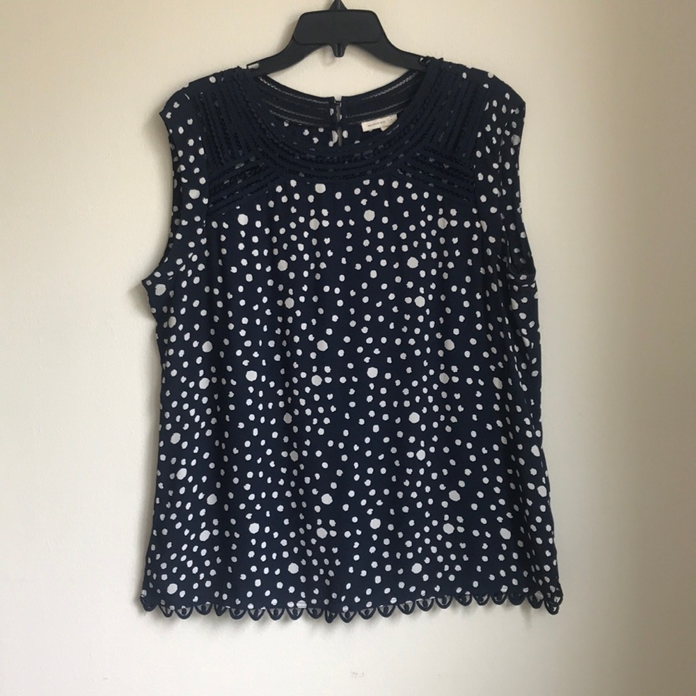 Meadow Rue Polka Dot Blouse